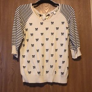 Sweater like 3/4 sleeve shirt by Lauren Conrad.